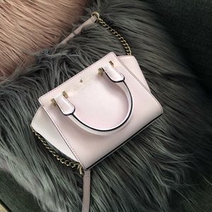 Kate spade ♠️mini baby pink cross body like new